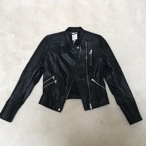 Zara Trafaluc Collection Faux Leather Jacket